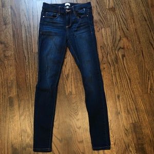 Sneakpeek dark wash skinny jeans